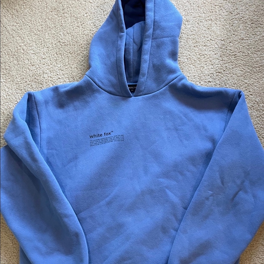 White fox boutique hoodie